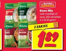 Nettorama Knorr Mix voor maaltijd of saus aanbieding