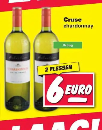 Nettorama Cruse Chardonnay 2 Flessen aanbieding