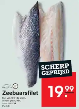 Sligro Zeebaarsfilet aanbieding