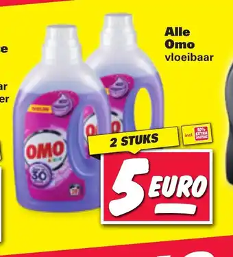 Nettorama Alle Omo Vloeibaar 2 stuks aanbieding