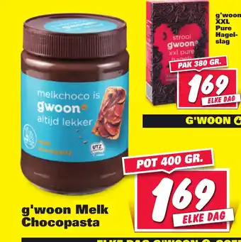 Nettorama G'woon Melk Chocopasta 400gr. aanbieding