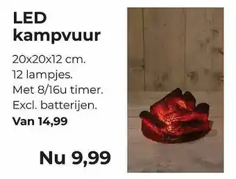 Tuincentrum Osdorp Led Kampvuur aanbieding