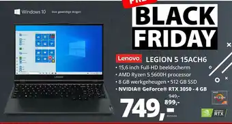 Paradigit Lenovo Legion 5 15ACH6 Laptop aanbieding