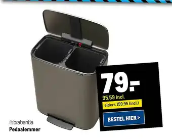 Makro Brabantia Pendaalemmer aanbieding