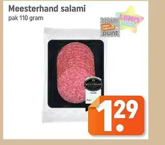 Lekker Makkelijk Meesterhand Salami aanbieding