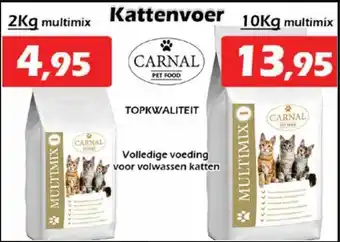 iTEK Carnal Kattenvoer 2Kg Multimix Of 10Kg Multimix aanbieding