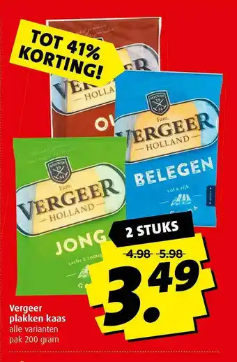 Boni Vergeer Plakken Kaas Tot 41% Korting aanbieding