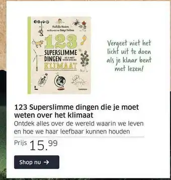 ANWB 123 Superslimme Dingen Die Je Moet Weten Over Het Klimaat aanbieding