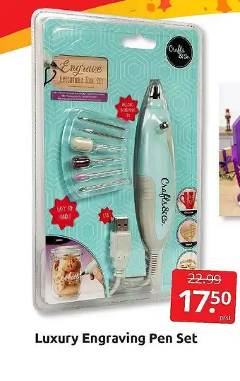 Boekenvoordeel Luxury Engraving Pen Set aanbieding