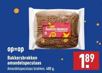 ALDI Bakkersbrokken Amandelspeculaas Amandelspeculaas Brokken aanbieding