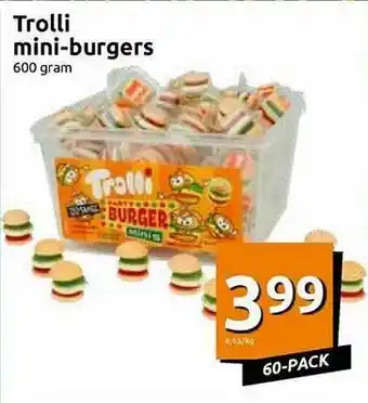 Action Trolli Mini-Burgers aanbieding