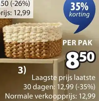 Jysk Rasmussen mandenset aanbieding