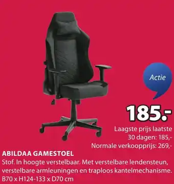 Jysk Abildaa gamestoel aanbieding