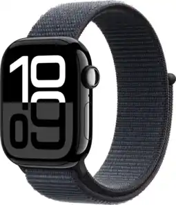 Coolblue Apple Watch Series 10 42mm Zwart Sport Loop aanbieding