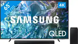 Coolblue Samsung QLED 4K 65Q64D (2024) + Samsung HW-B530 (2022) aanbieding