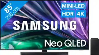 Coolblue Samsung Neo QLED 4K 85QN85D (2024) + Samsung HW-Q600C (2023) aanbieding