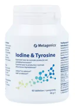 De Online Drogist Metagenics Iodine & Tyrosine Tabletten aanbieding