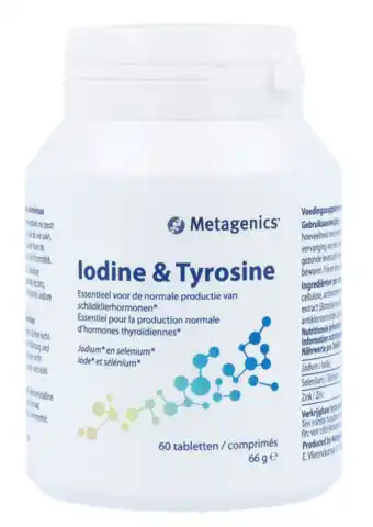 De Online Drogist Metagenics Iodine & Tyrosine Tabletten aanbieding