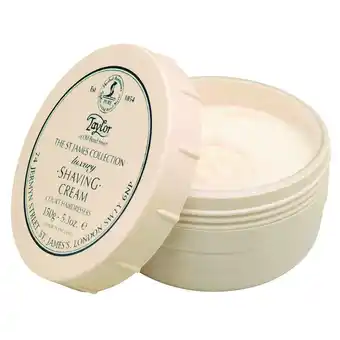 Douglas Taylor of Old Bond Street Shaving Cream St James Luxury Collection aanbieding