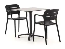 Kees Smit Forza Pazzia/Canzo 70cm dining tuinset 3-delig stapelbaar aanbieding