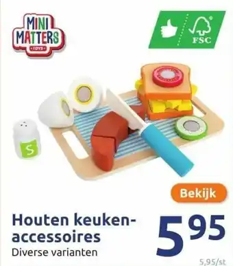 Action Houten keukenaccessoires aanbieding