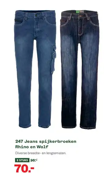 Welkoop 247 Jeans Rhino S20 N608S20002 - Werkspijkerbroek aanbieding