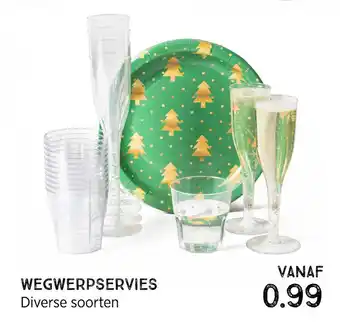 Xenos Wegwerpservies aanbieding