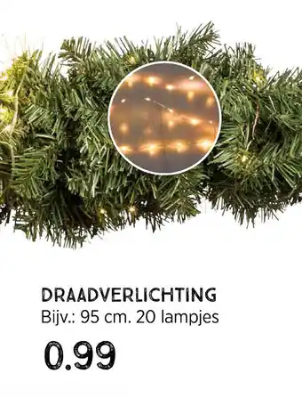 Xenos Draadverlichting 95 cm 20 lampjes aanbieding