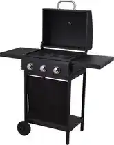 Bol.com Vaggan Gas-barbecue – Kookhoogte 84 Centimeter – Thermometer – Non-stick – Verrijdbaar aanbieding