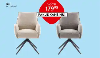 Profijt Meubel Troi Armstoel aanbieding