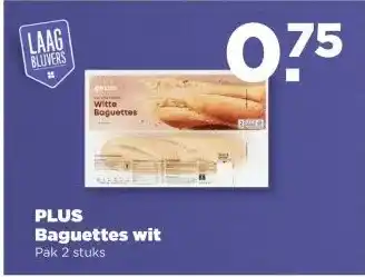 PLUS PLUS Baguettes wit aanbieding