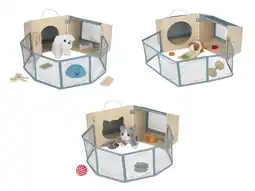 Lidl Playtive Houten speelset met pluche dieren aanbieding