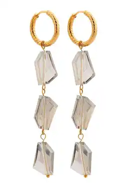 Wehkamp Label Kiki gold plated oorbellen Rocky Soof Hoops aanbieding