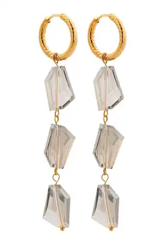 Wehkamp Label Kiki gold plated oorbellen Rocky Soof Hoops aanbieding