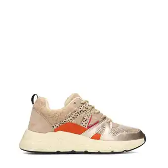 Wehkamp POSH by Poelman Carocel chunky sneakers beige/oranje aanbieding