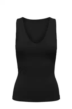 Wehkamp ONLY CARMAKOMA reversible top CAREA zwart aanbieding