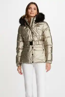 Wehkamp Morgan gewatteerde winterjas goudkleurig aanbieding