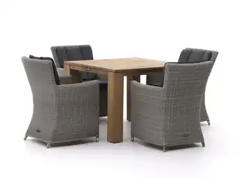 Kees Smit Intenso Adriano/ROUGH-X 100cm dining tuinset 5-delig aanbieding