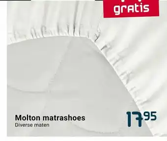 Beddenreus Molton matrashoes aanbieding