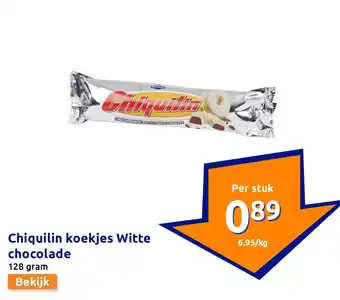 Action Chiquilin koekjes Witte chocolade aanbieding