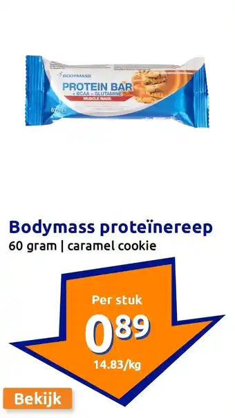 Action Bodymass proteïnereep aanbieding