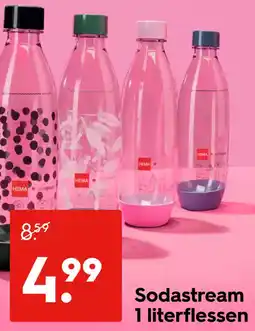 HEMA Sodastream 1 literflessen aanbieding