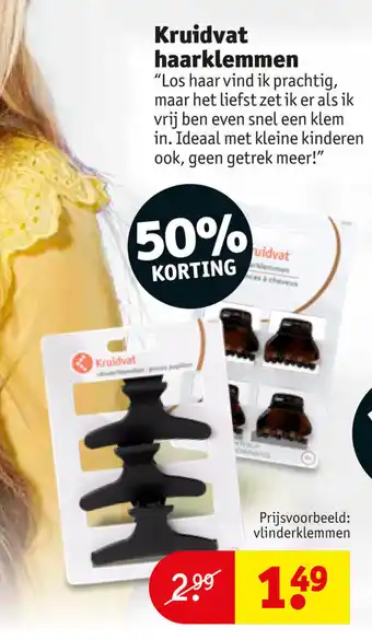 Kruidvat Kruidvat haarklemmen aanbieding