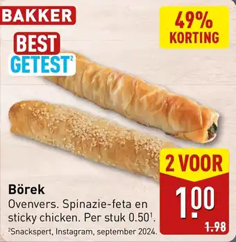 ALDI Börek aanbieding