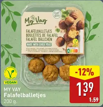 ALDI MY VAY Falafelballetjes aanbieding