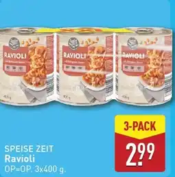 ALDI SPEISE ZEIT Ravioli aanbieding