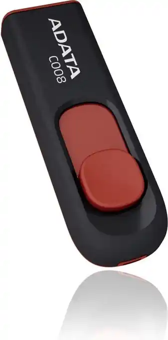 Bol.com ADATA USB 2.0 Stick C008 Black/Red 32GB aanbieding