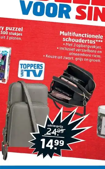 Trekpleister Multifuncitonele schoudertas aanbieding