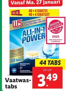 Lidl Vaatwastabs aanbieding