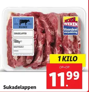 Lidl Sukadelappen aanbieding